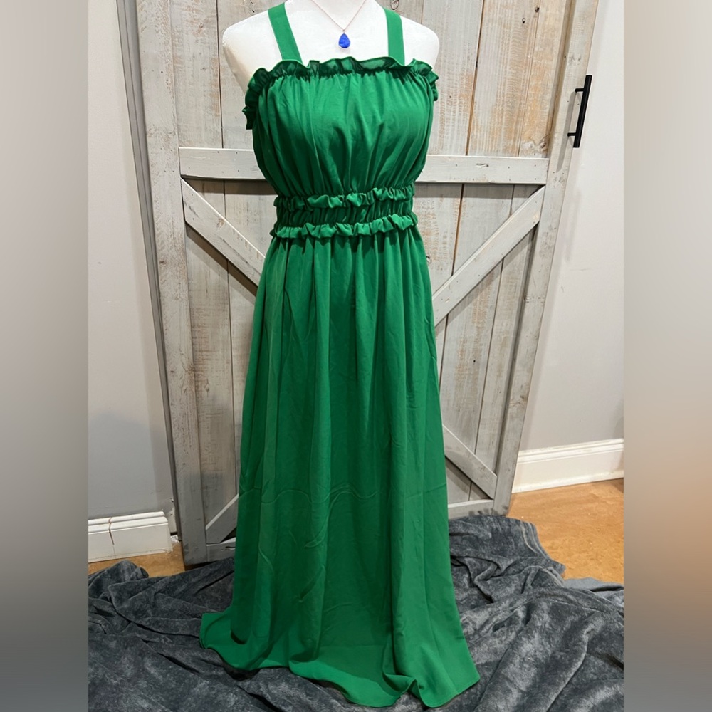 Adjustable Strap Green Maxi Size Small